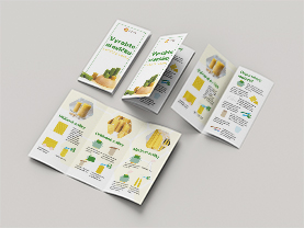 Pracovník grafického studia, Skládaný leták:&nbsp;©&nbsp;Radka Neugebauerová