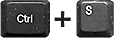 Klávesy Control a S
