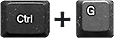 Klávesy Control a G