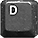Klávesa D