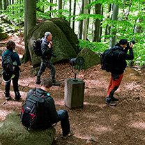 Frekventanti fotografují krajinu