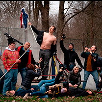 Inscenovanýá fotografie podle obrazu mistra