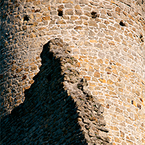 Detail zříceniny hradu Frýdštejn